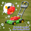 Maxx Bubbles Deluxe Bubble Lawn Mower Toy – 4oz Bubble Solution | 320177, Red