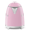 SMEG MINI 50'S RETRO STYLE 3 CUP ELECTRIC KETTLE KLF05PKUS - PINK