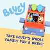 Bluey Heeler 4WD Family Toddler Toy Car with 4 Figures, Surfboards and Sticker New