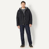 AMAZON BASICS MEN'S INSULATED RELAXED FIT HOODED JACKET - SIZE XL - BLACK