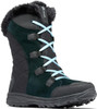 COLUMBIA WOMEN'S ICE MAIDEN II SNOW BOOT - SIZE: WOMEN 7.5W - BLACK/OXYGEN