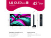 LG 42-Inch Class OLED evo AI Super Upscaling 4K C5 Series Smart TV w/Dolby Atmos