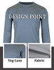 Galaxy by Harvice Men's Long Sleeve Moisture-Wicking Performance Crew Neck Tee New