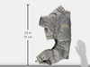 PUTWO DOGHELIOS 'THUNDER-CRACKLE' PET DOG JACKET COAT W/ TECHNOLOGY,LG,GRAY New