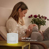 CUNMISO WHITE NOISE MACHINE NIGHTS COLORFUL LIGHT 26 HI-FI SOUNDS - WHITE