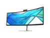 HP 549pm 49" Class Webcam Dual Quad HD Curved Screen LED Monitor - 32:9 - 49"
