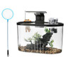 GarveeHome Fish Tank Aquarium Starter Kits with Filter LED Light Silent Pump New