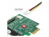 SIIG DP CyberSerial 4S PCIe, PCI Express x1 Interface, Dual-Profile Design, TAA