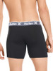 HUCOREM157496 HURLEY MENS 5 PACK STRETCH BOXER BRIEFS BLACK/CASTLEROCK SIZE: M New