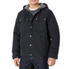 AMAZON BASICS MEN'S INSULATED RELAXED FIT HOODED WORKWEAR JACKET LARGE - BLACK New