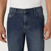 AMAZON ESSENTIALS MEN'S LOW STRETCH ATHLETIC FIT JEANS SIZE: 33WX32L - DARK WASH New