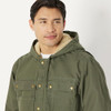 AMAZON BASICS INSULATED RELAXED FIT HOODED WORKWEAR JACKET MEN'S OLIVE LARGE New