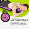 PROSOURCEFIT ACUPRESSURE MAT AND PILLOW SET SIZE LARGE - BLACK/PINK New