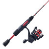 UGLY STIK CARBON ICE SPINNING ROD AND REEL COMBO, Size: 5 Size - 36" - BLACK/RED