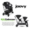 Joovy Big Caboose Triple Stroller Rear Bench and Standing Platform - Jet New