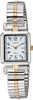 VIEWPOINT BY TIMEX CARRIAGE WOMEN'S TWO-TONE RECTANGULAR CASE TWO-TONE STAINLESS New