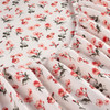KATHY IRELAND 100% TURKISH COTTON FLANNEL SHEET SET - CAL KING - BLUSH FLORAL