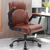 BRICK ATTIC LEATHER OFFICE CHAIR - VINTAGE BROWN