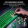 RAZER BLACKWIDOW V4 75% MECHANICAL GAMING KEYBOARD CHROMA RGB - PHANTOM GREEN