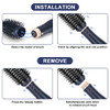 IG INGLAM Hair Dryer Brush Set, 4 in 1, Negative Ion Hair Dryer & Styler Blue