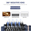 IG INGLAM Hair Dryer Brush Set, 4 in 1, Negative Ion Hair Dryer & Styler Blue