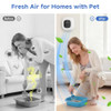 PIUERDS AIR PURIFIER OZONE & NEGATIVE ION 99% ODOR ELIMINATOR KO6 - WHITE