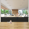 KISKIZ 160" EXTRA WIDE RETRACTABLE BABY GATE FOR OPENINGS, DOG GATE - BLACK