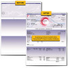 VERSACHECK UV TOP SECURE (DNA) CHECKS 250 BLANK BUSINESS VOUCHER CHECKS BLUE