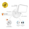 HALO FGS OUTDOOR LED SECURITY FLOODLIGHT - WHITE FGS30CLD2DW