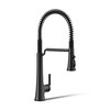 Kohler 23765-BL Tone Semi Professional Kitchen Sink Faucet Matte Black New
