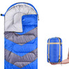 ABCOSPORT ABCO TECH SLEEPING BAG ENVELOPE LIGHTWEIGHT PORTABLE - BLUE/GRAY