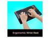 Adesso TRUFORM P310 Mini Size Keyboard Wrist Rest - 0.88" Height x 3" Width -