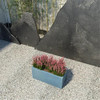 LEISUREMOD BLOOM RECTANGULAR PLANTER FIBERSTONE MGO CLAY 9–20" BP9AC - BLUE