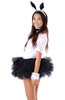 88-B16030008-01-BLK-OS Simplicity Women's Classic 5 Layered Tulle Tutu Skirt