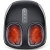 NEKTECK FOOT MASSAGER HEAT AIR COMPRESSION SHIATSU KNEADING NK-FM06 - DARK GRAY