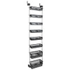 SMART DESIGN 8-TIER OVER THE DOOR HANGING PANTRY ORGANIZER BLACK 8005130-BLK