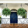 Artificial Boston Fern Bush Set of 2 45Inch Fake Ferns with 55 Fronds