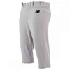 New Balance 18 Boy's Youth Adversary 2 Baseball Pants Knicker - Gray - S