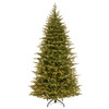 NATIONAL TREE COMPANY PRE-LIT 'FEEL REAL' SLIM TREE, White Lights, 7.5 FEET