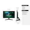 SAMSUNG 27” ODYSSEY G5 G53F QHD RESOLUTION MONITOR LS27FG53DENXZA - BLACK