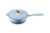 Le Creuset Enameled Cast Iron Saucier, 2.25 qt, 21993021420051 - Coastal Blue