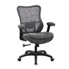 WITTLONG WIT-938-DGY BIG AND TALL OFFICE CHAIR 500LBS HEAVY DUTY - DARK GRAY