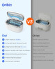 ONLIKIN 45KHZ ULTRASONIC JEWELRY CLEANER, 35W, 5 TIMER, QUIET, HCU01A - WHITE