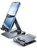 Lamicall Aluminum Metal Adjustable Cell Phone Stand Desk Heavy Duty Metal Gray