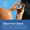 EXERPEUTIC 2000M MOTORIZED UNDER DESK EXERCISE BIKE - 4107 - BLACK