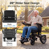 TIVARO 35 MILES LONGEST RANGE ELECTRIC WHEELCHAIR - BLACK