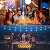 BRIGHTEVER 100FT LED OUTDOOR STRING LIGHTS PATIO LIGHT WITH 52 SHATTERPROOF G40