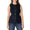 AEWM86473F25 Amazon Essentials women's regular-fit denim vest size 6x New