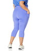 AMAZON ESSENTIALS WOMEN'S HIGH WAISTED ACTIVE CAPRI LEGGINGS WITH POCKETS 2XL New