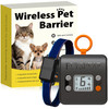 FLYSPEAR WIRELESS CAT BARRIER RECHARGEABLE WIRELESS BARRIER KIT BLACK/ORANGE